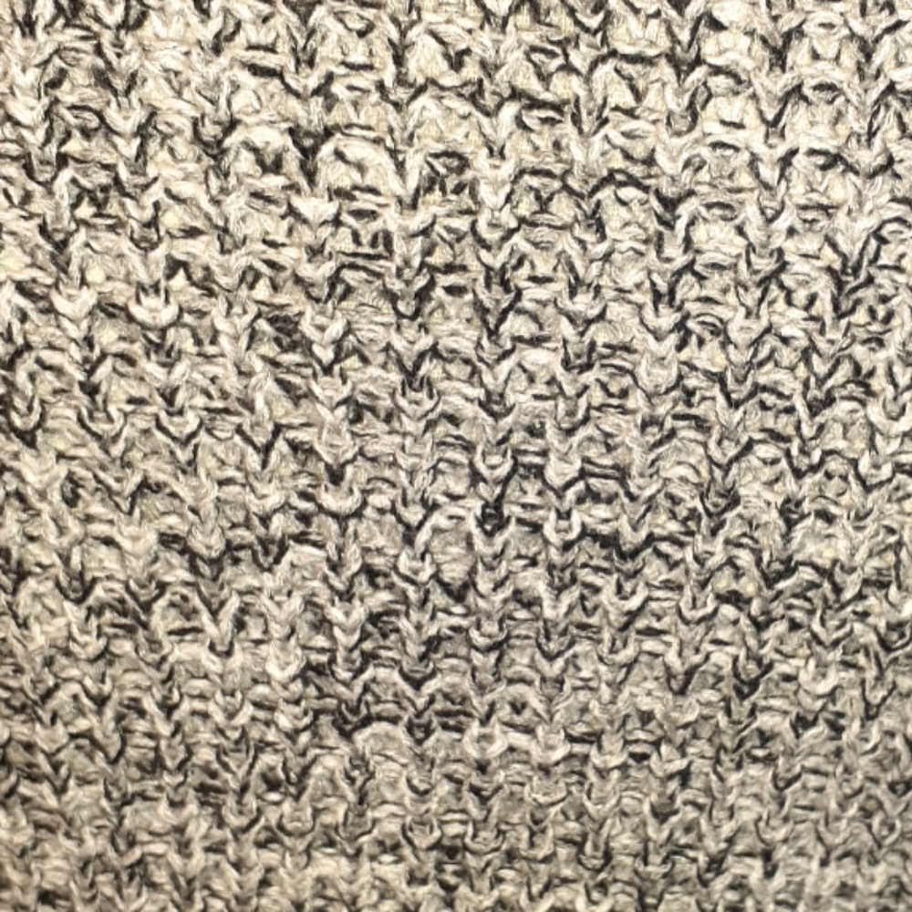 Heather Gray Buttoned Wrap Turtleneck Sweater - Picture 6 of 8